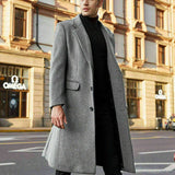 Men's woolen coat