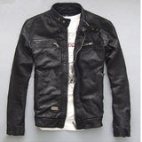 Yolanfairy Lente Herfst Mannen Echt Lederen Jas Korte Slanke Moto Jassen Voor Mannen Bovenkleding Jaqueta De Couro MF030