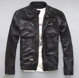 Yolanfairy Lente Herfst Mannen Echt Lederen Jas Korte Slanke Moto Jassen Voor Mannen Bovenkleding Jaqueta De Couro MF030